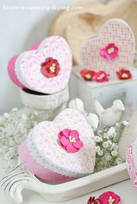 There are 88134 heart shaped boxes for sale on etsy, and they cost $14.65 on average. Valentine Heart Boxes: How to Make - Town & Country Living