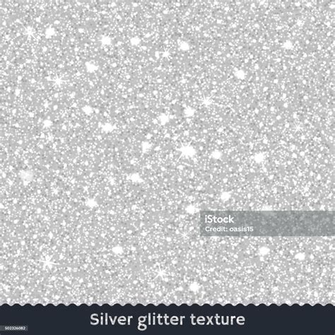 Silver Glitter Texture Or Background Stock Vector Art And More Images Of
