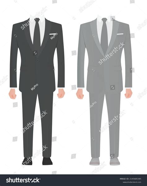 Faceless Businessman Suit Vector Stock Vector Royalty Free 2145685385