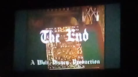 The End Walt Disney Logo