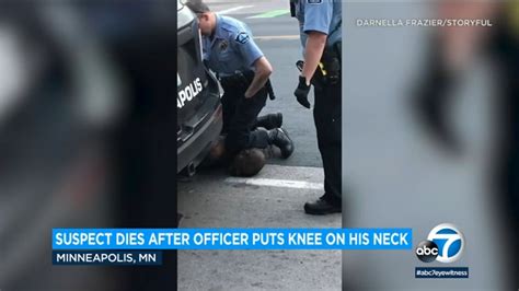 Minneapolis Police Death Video Shows Police Officer Kneeling On Neck Of Black Man Who Died