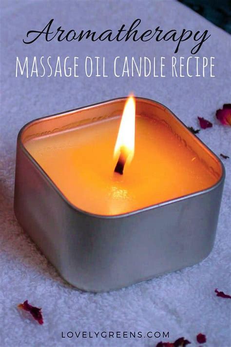 How To Make Massage Oil Candles Lovely Greens