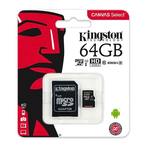 Axgear Kingston 64gb Micro Sd Memory Card 64g Sdhc Class 10 Uhs I Tf W