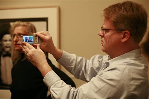 Annie Leibovitz At Her Sf Exhibition This Photo Shot By Ma Flickr