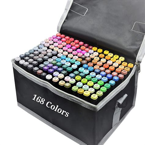 168 Colors Alcohol Markers Art Markers For Drawing Professional Dual