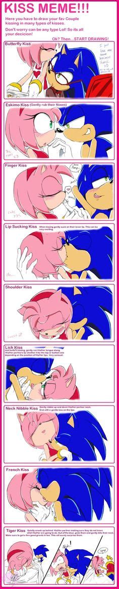 Kiss Meme Sonamy By Ahaaha123 On Deviantart Kiss Meme Sonic Heroes
