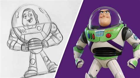 How To Draw Buzz Lightyear From Toy Story Draw With Pixar Youtube