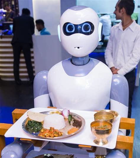 Robot Waiters At Your Service At Naulo Restaurant Lexlimbu