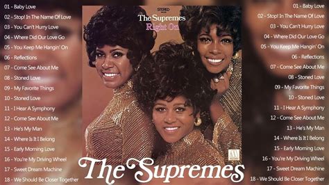 The Supremes Best Songs Playlist The Supremes Greatest Hits Official Full Album YouTube