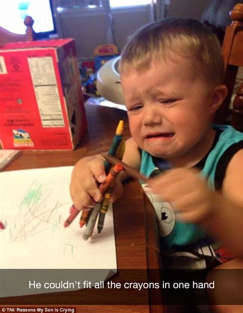 Reasons My Son Is Crying Blog Shares More Hilarious Pics Daily Mail