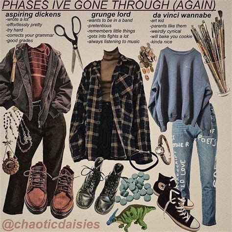 The Aesthetic Art Hoe Chic Retro Outfits Grunge Outfits Vintage