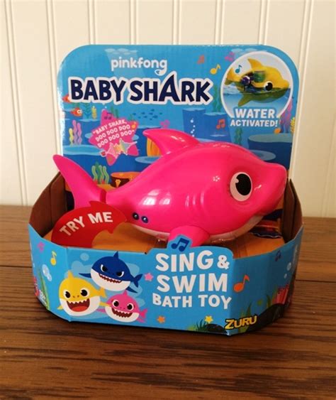 The baby shark sing & swim bath toy will dance around through the water and make bath time a lot more fun. Robo Alive Baby Shark Sing and Swim Bath Toy by ZURU ...