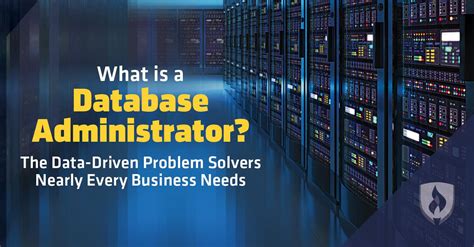 That may sound overly simplistic but it pretty much sums up what any database is. What is a Database Administrator? The Data-Driven Problem ...