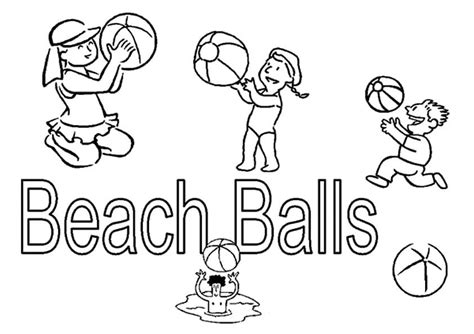 Beach Balls Coloring Page Download Print Or Color Online For Free