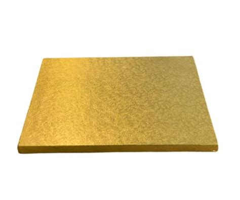 Square Gold Cake Drum 16 Inch Sugar And Ice