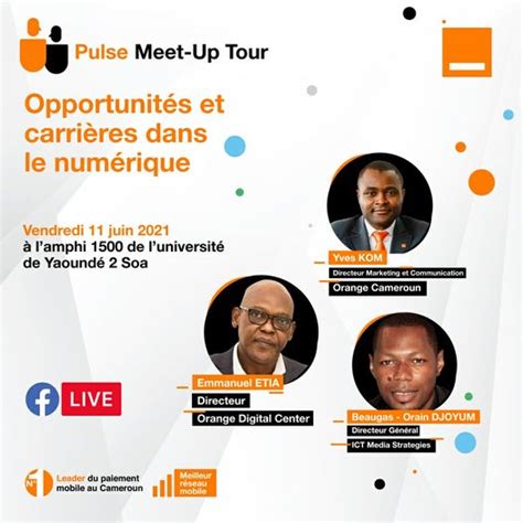 Orange Cameroun Lance Le Pulse Meet Up Tour Le Financier Dafrique