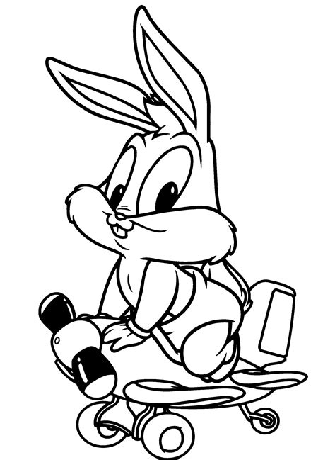 Ausmalbilder Gratis Bugs Bunny Bugs Bunny Ausmalbilder Malvorlagen