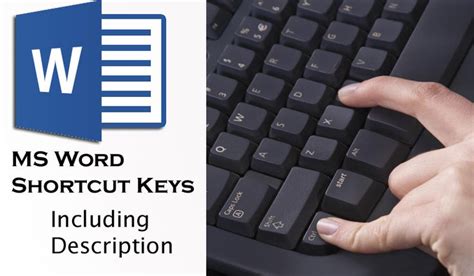 Big List Of Ms Word Shortcut Keys Shortcut Keys Is A Better Way To