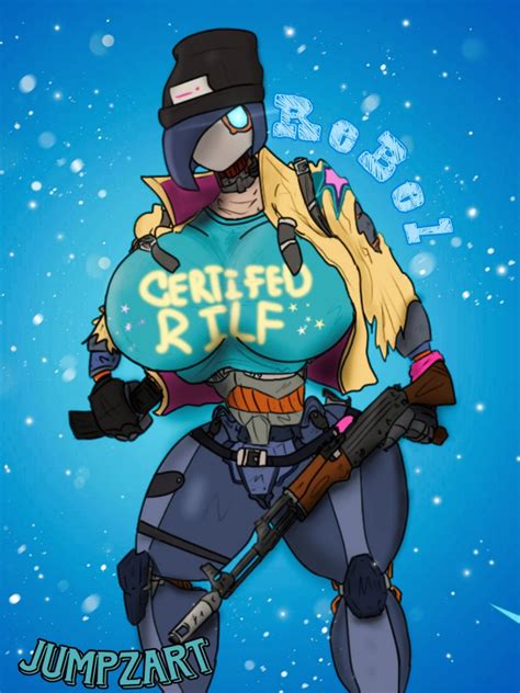 Rule 34 Fortnite Fortnite Battle Royale Huge Breasts Rebel Fortnite Robot Robot Girl 8105364