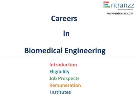 Ppt Careers In Biomedical Engineering Powerpoint Presentation Free