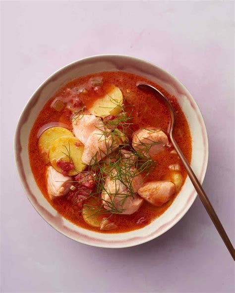 Smoky Salmon And Potato Stew Recipe Martha Stewart