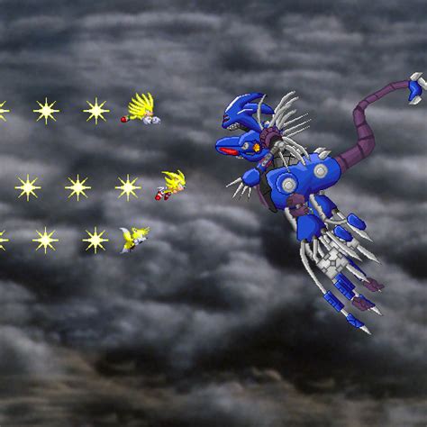 Team Super Sonic Vs Metal Overlord By Super Knuckles On Deviantart