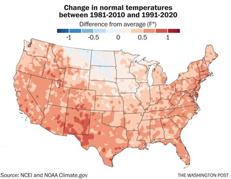 Washington Dcs New Climate ‘normals Are Hotter And Wetter The