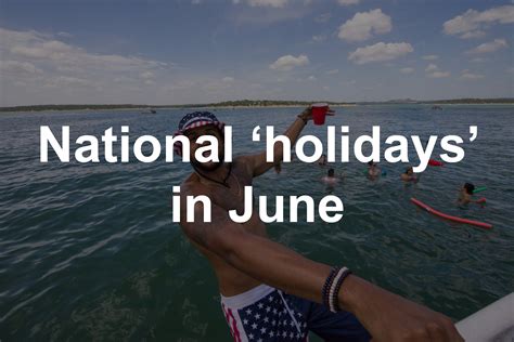 National Holidays In June