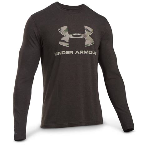 Amazon's choice for under armour shirts for men. Under Armour Men's Camo Fill Logo Long Sleeve T-Shirt ...