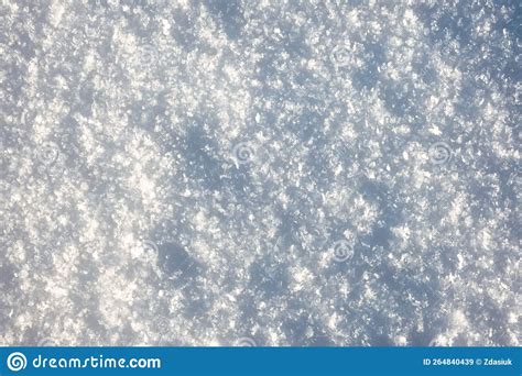 Close Up Snowflakes Texture Winter Background Small Depth Of Field