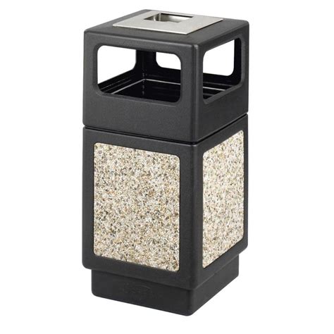 Verified manufacturers accepts sample orders accepts small orders sort by. Safco Evos 15 Gal. Outdoor Ashtray and Stone Waste ...