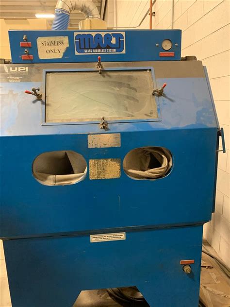 Glass bead cabinets,blast cabinets, blasting cabinets, bead blaster,blast cabinets,sandblasters,media blasters:the most powerful blasting cabinets on the market. AM TECH Glass Bead Blast Ca - 361221 For Sale Used