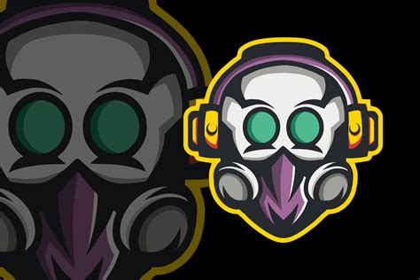 5 Mascot logo team vector illustration