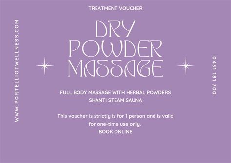 Dry Powder Massage Udvartana