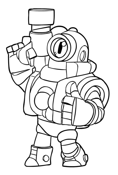 Brawl Stars Loaded Rico Coloring Pages Xcolorings The Best Porn Website