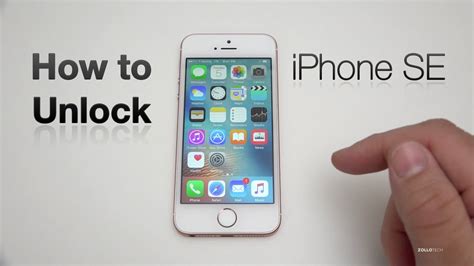 How To Unlock Iphone Se Youtube
