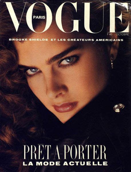 Brooke Shields Throughout The Years In Vogue Voguegraphy Vogue