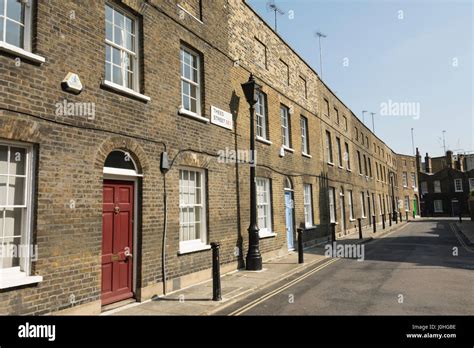 Victorian Terraced Housing In Lambeth Near Waterloo Station London