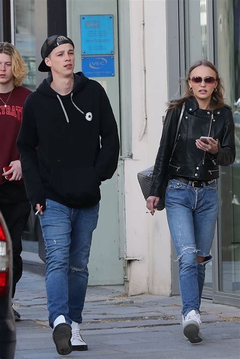 Lily Rose Depp With Ash Stymest In Paris April Star Style