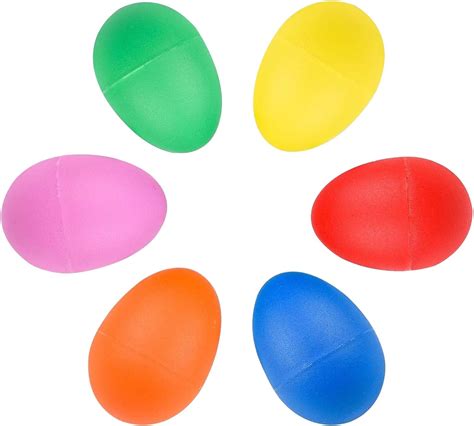 Pcs Egg Shaker Musical Eggs Shakers Colorful Maracas Egg Shakers Egg