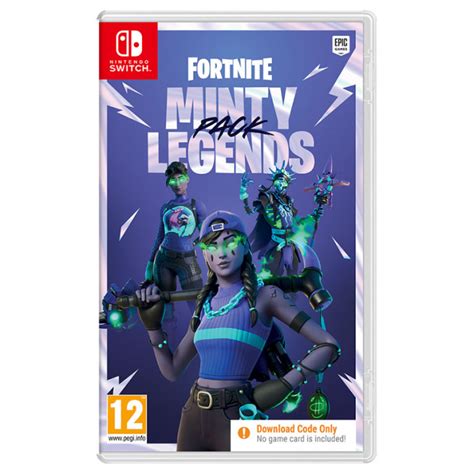 Fortnite Minty Legends Pack Nintendo Switch Pack