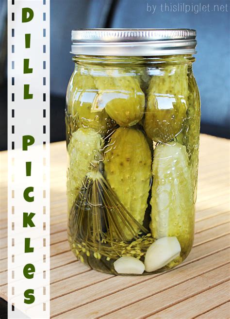 Garlic Dill Pickles Recipes Canning This Lil Piglet