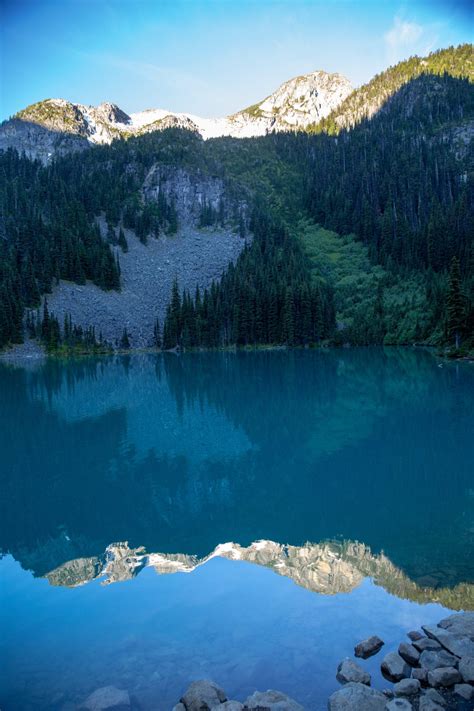 Hiking In Stunning Joffre Lakes Provincial Park Outside Of Whistler