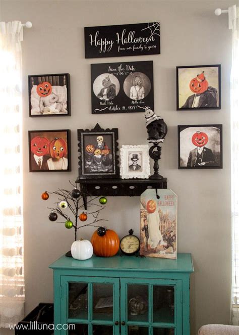 Vintage Hallowen Gallery Wall Diy Halloween Decorations