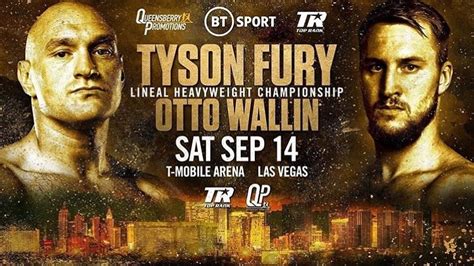 Tyson Fury Vs Otto Wallin Official Heavyweight Trailer