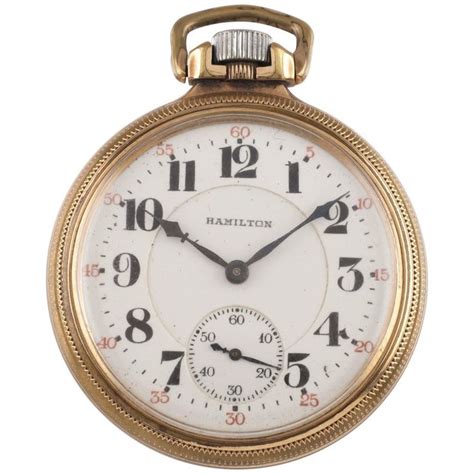 Hamilton Grade 992 10 Karat Gold Filled Pocket Watch 21 Jewel 1921