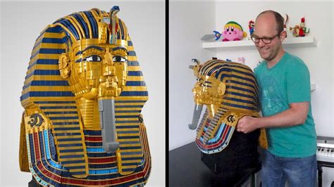 Amazing Lego Ancient Egypt Mask Of King Tutankhamun With 16000 Pieces