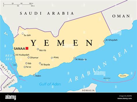 Yemen Location On World Map