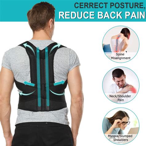Back Brace Posture Corrector For Women And Men Back Braces For Upper