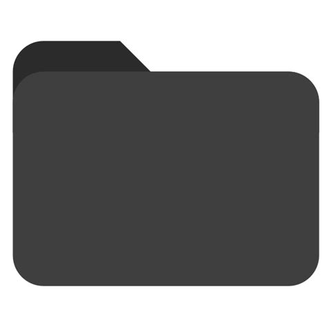 Folder Icon Grey Color Free Svg